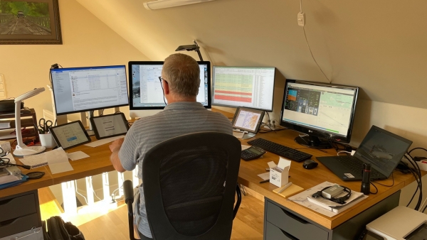 Thuiswerken als piloot