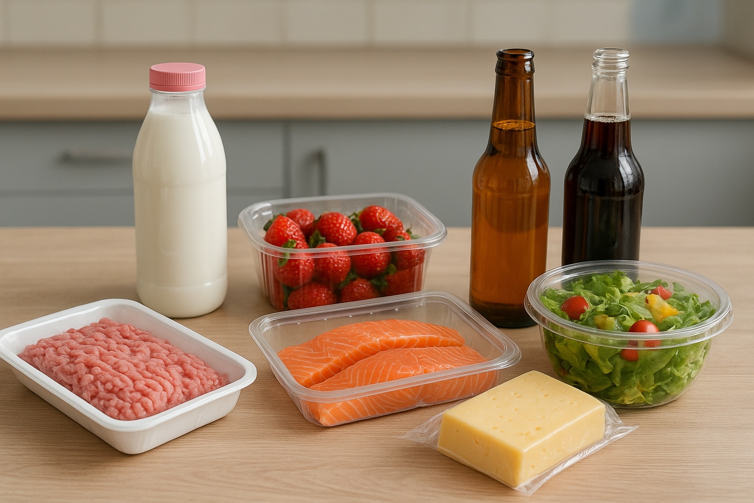 voedsel en alcholische dranken