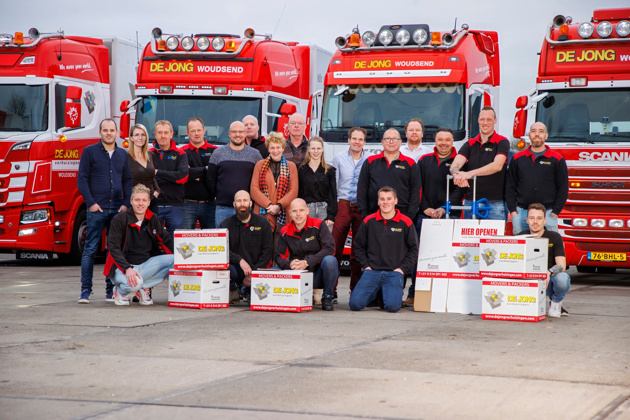 Medewerkers De Jong Verhuizingen
