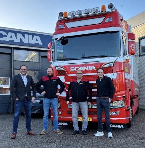 New Scania V8 Truck for Scandinavian Moves