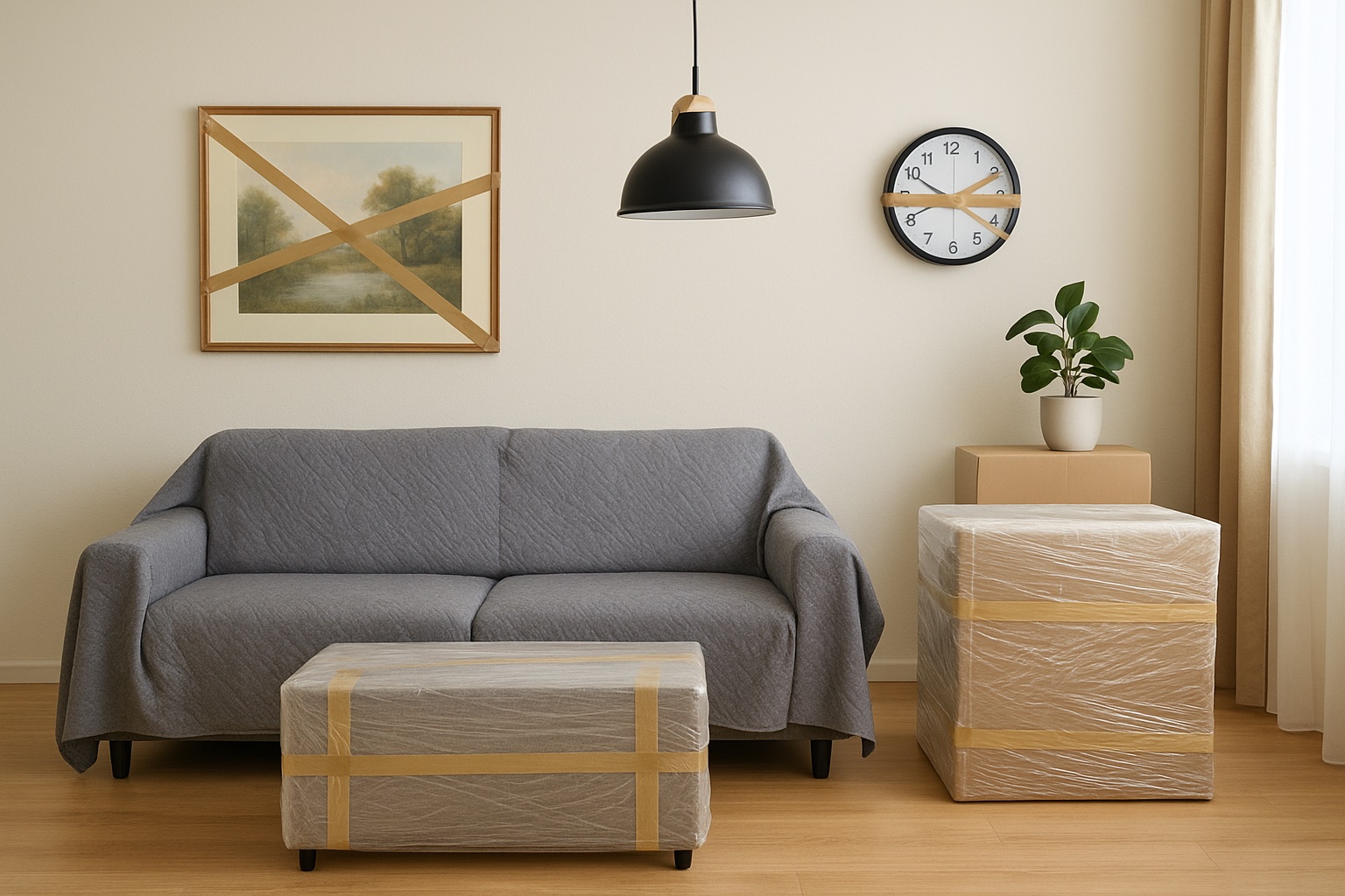 lampen en decoratie aan de muur